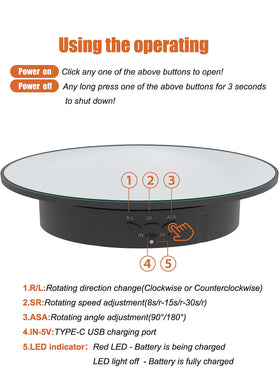 E Eshion quiet rotation minimizes filming noise