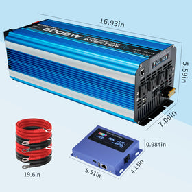 EFFORTWAY battery cables included for quick setup with DC source.