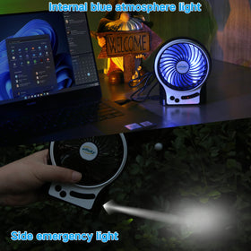efluky mini desk fan offers three speeds for personalized cooling