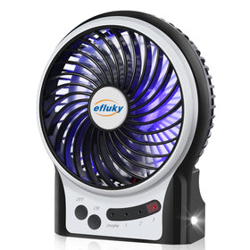 efluky mini desk fan compact design for desk setup and cooling comfort