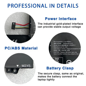 EFOHANA battery size comparison by ruler showing compact, correct dimensions
