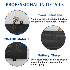 EFOHANA battery label with voltage and capacity details for accurate compatibility