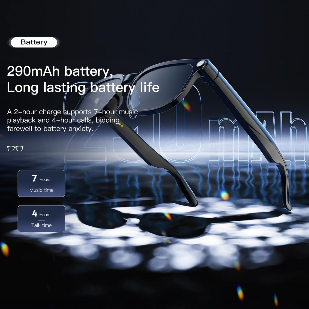 EGIKUYE smart glasses used in travel and meetings for discreet moments