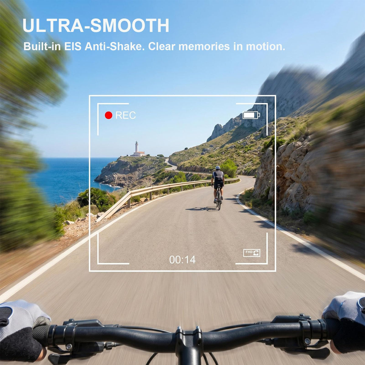 EGQINR AI Smart Glasses 1080p video recording for vivid life moments