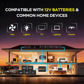 EGSCATEE inverter dual AC outlets ideal for multiple devices.