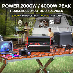 EGSCATEE two AC outlets enable simultaneous charging during travel.