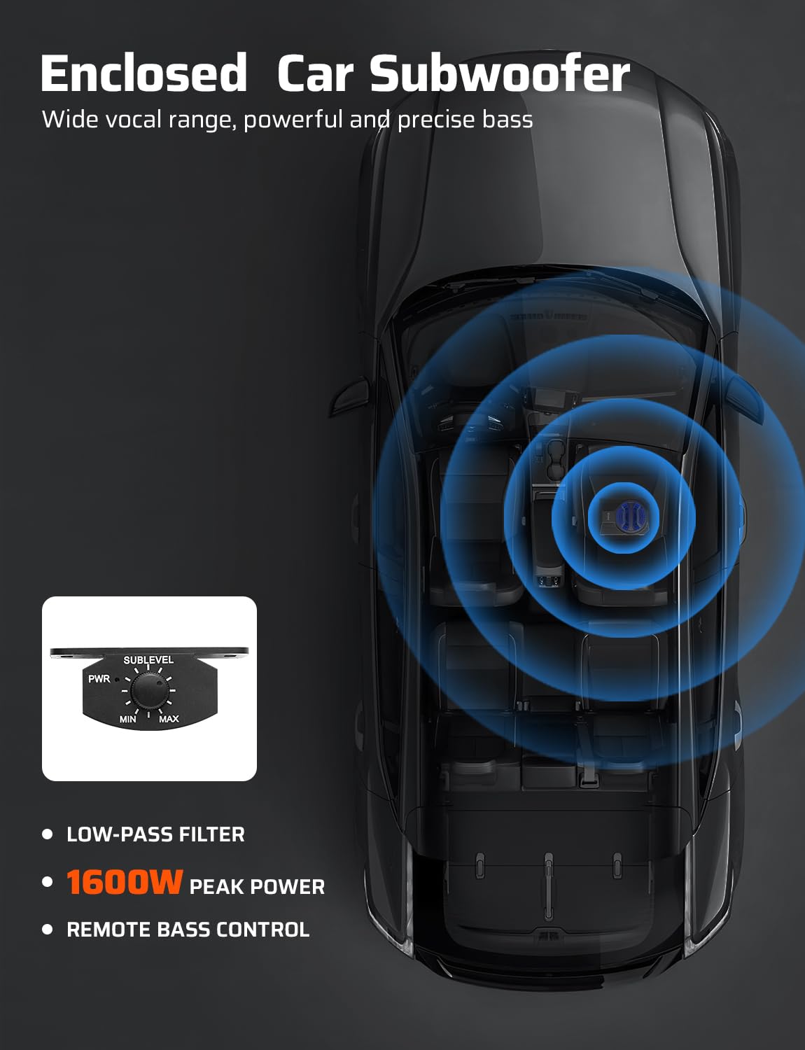 Ehaho RGB lights illuminated in car creating synced visual atmosphere