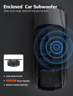 Ehaho RGB lights illuminated in car creating synced visual atmosphere