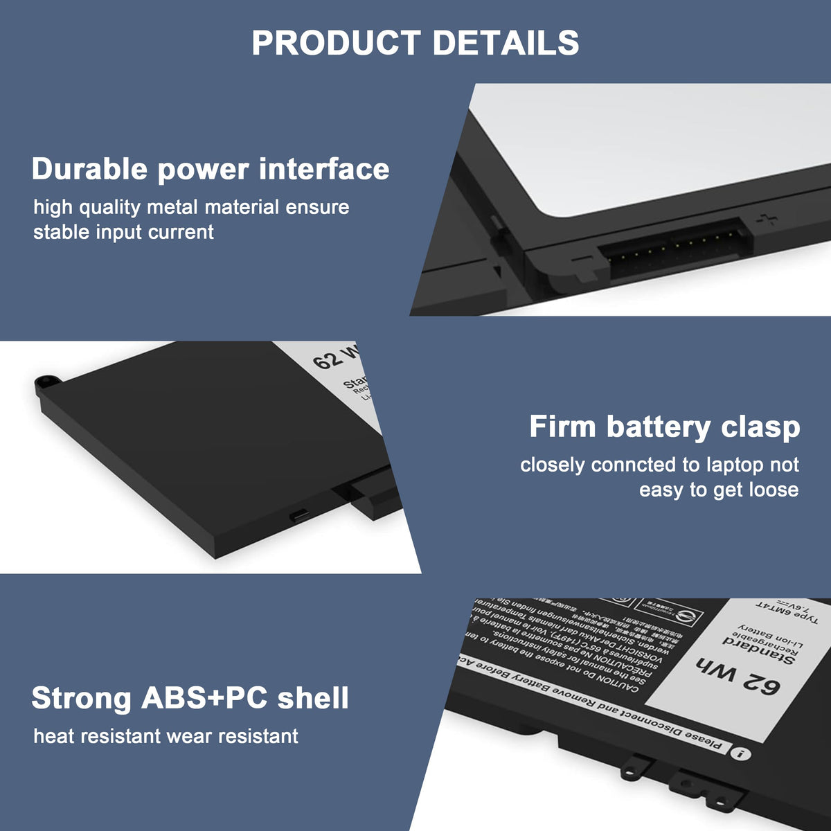 EHECAPAR battery compatibility note highlights part numbers and fit.
