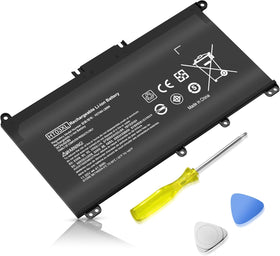 EHECAPAR HT03XL front view showing black battery for easy replacement