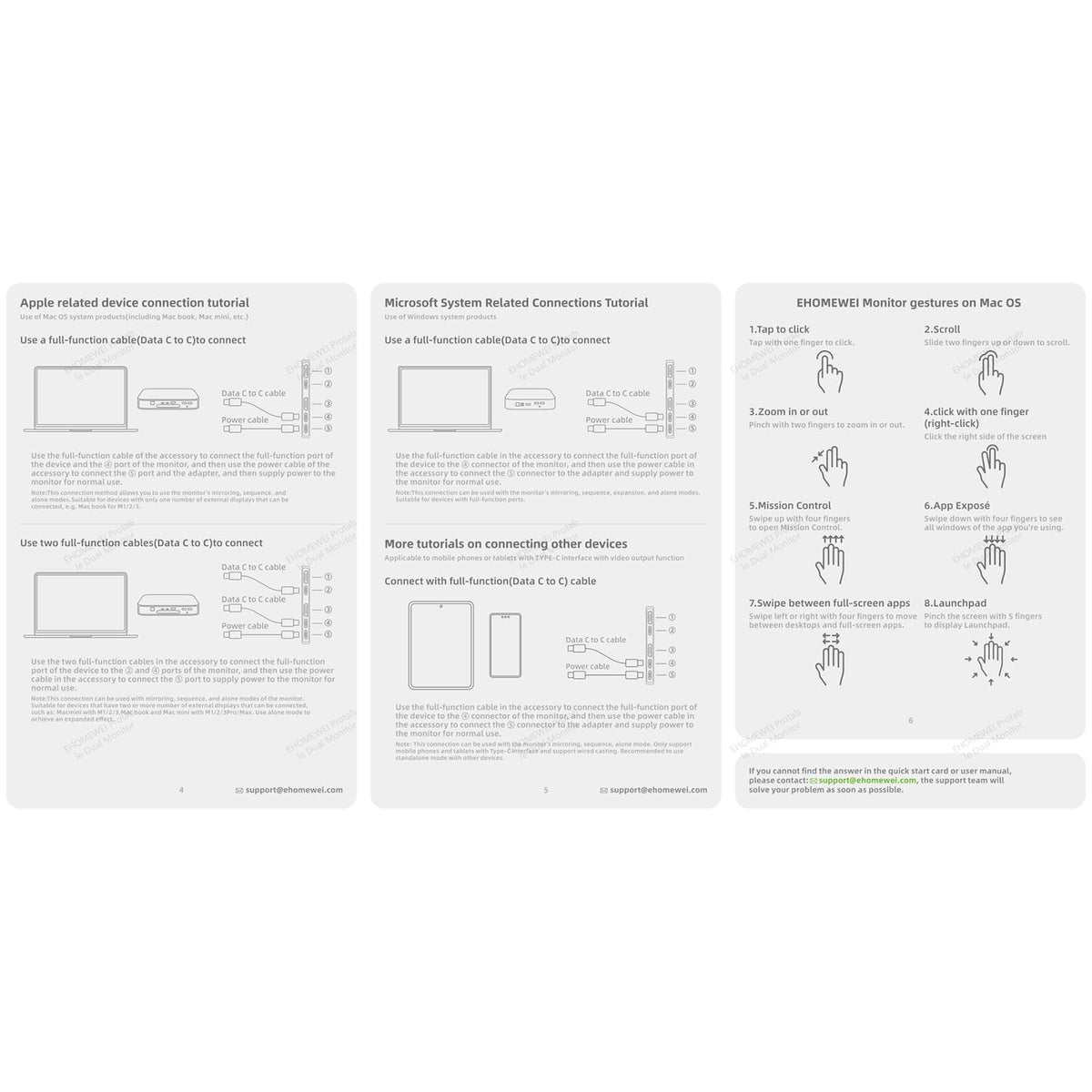 EHOMEWEI X1 package content and warranty for ready-to-use satisfaction.
