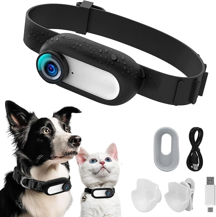 ehomful front view collar camera showing compact body and clip benefit lightweight fit