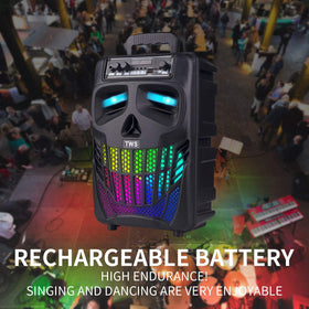 E I F E R speaker with wired microphone ready for karaoke fun