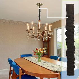 EIFHYT burlap cord wrap 6ft adds texture while reducing clutter.
