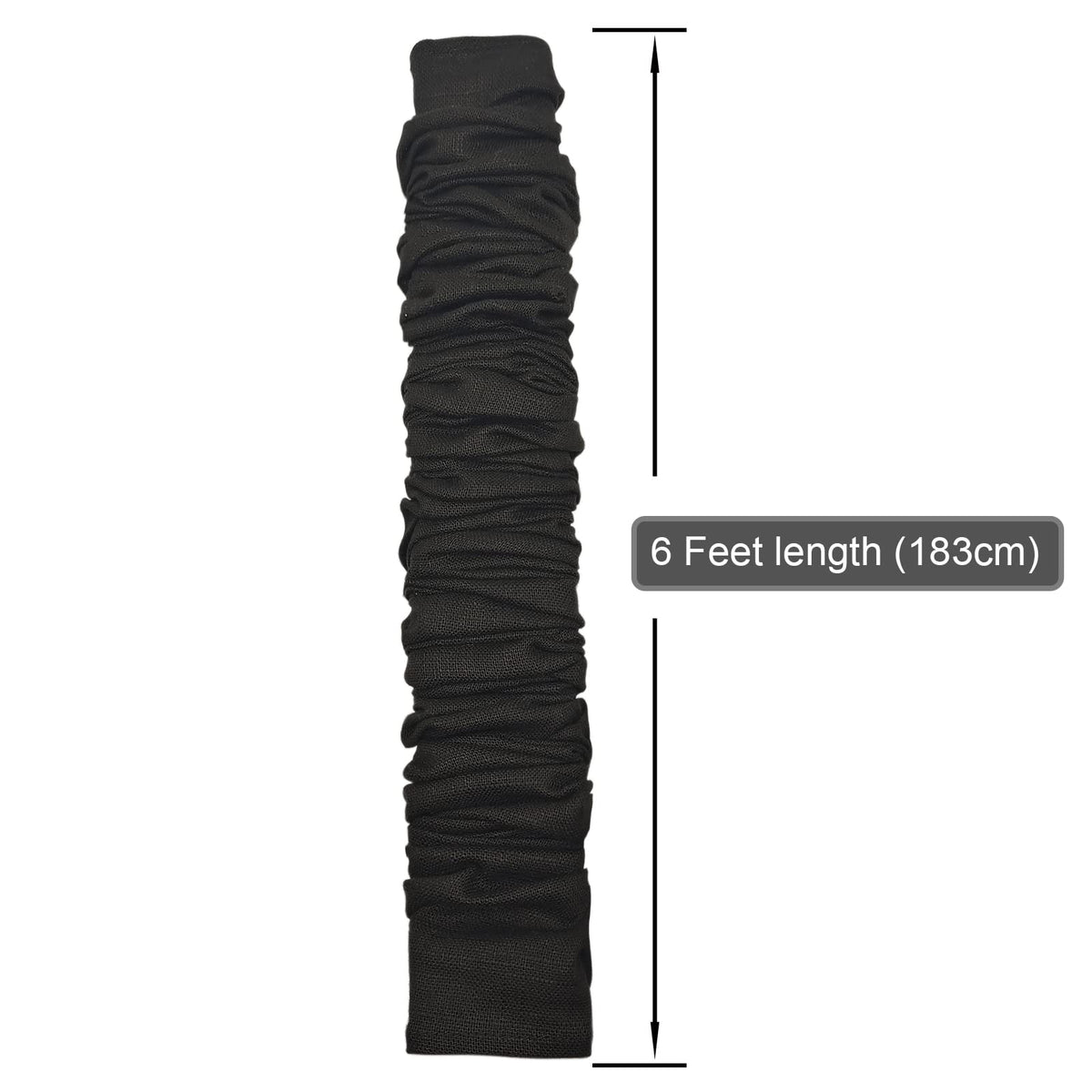 EIFHYT chandelier chain cover 6ft black conceals ceiling wires neatly.