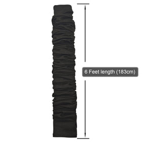 EIFHYT chandelier chain cover 6ft black conceals ceiling wires neatly.