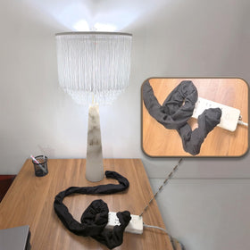 EIFHYT easy-install cord wrap with Velcro offers flexible arrangement.