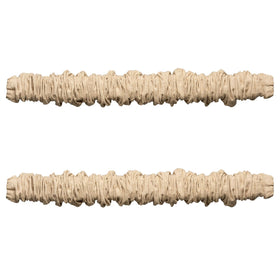 EIFHYT fabric cord cover in natural brown conceals wires for a tidier space.