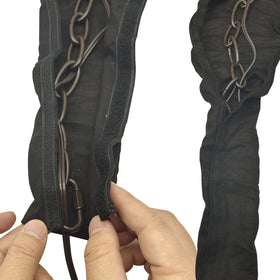EIFHYT natural burlap decor cover protects cords and enhances style.