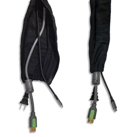 EIFHYT wire hideaway cord cover with Velcro enables quick setup.
