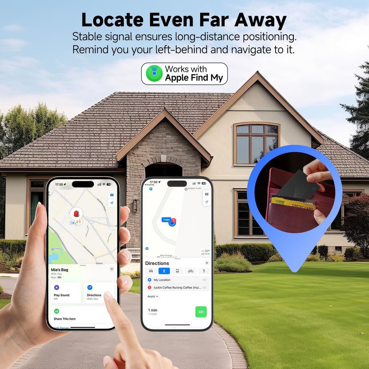 eirix location shown on iPhone map showing fast recovery