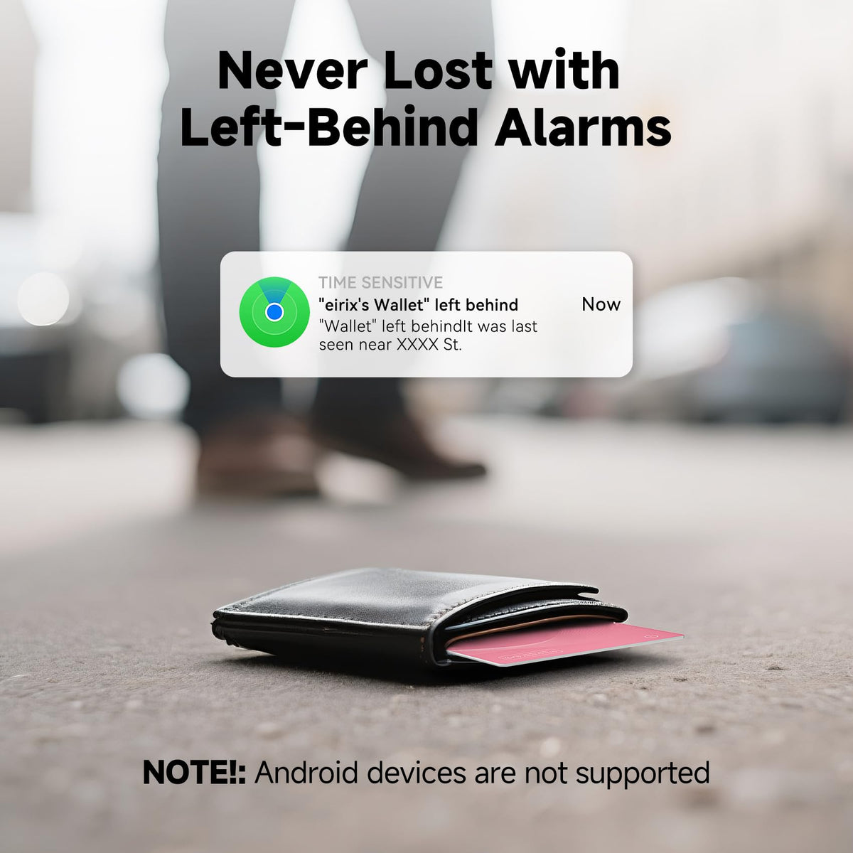 eirix tracker alerts via iPhone when an item is lost