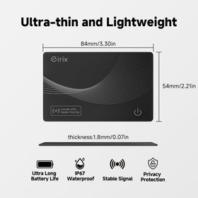 eirix card beside luggage and phone showing travel-ready peace of mind