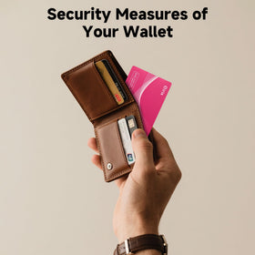 eirix wallet tracker inside a passport sleeve for travel safety