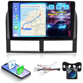 EKAT 9-inch incell display car radio for Jeep Grand Cherokee with crisp navigation and media visuals