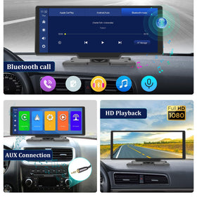 EKAT FM transmission and Bluetooth enable audio through your car speakers.