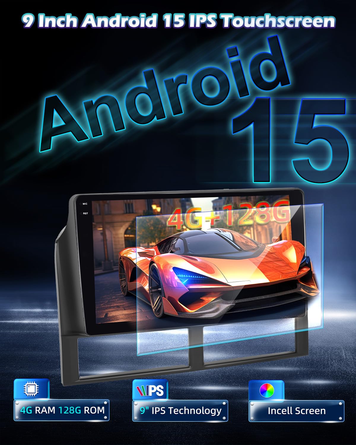EKAT wireless CarPlay and Android Auto connection on Jeep radio interface