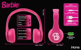 eKids Barbie folded compact for travel, convenient packing for trips