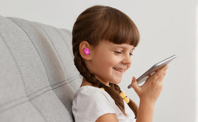 eKids Barbie pink graphic design adds playful style during use.
