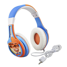 eKids Blippi front packaging showing colorful headphones and benefits