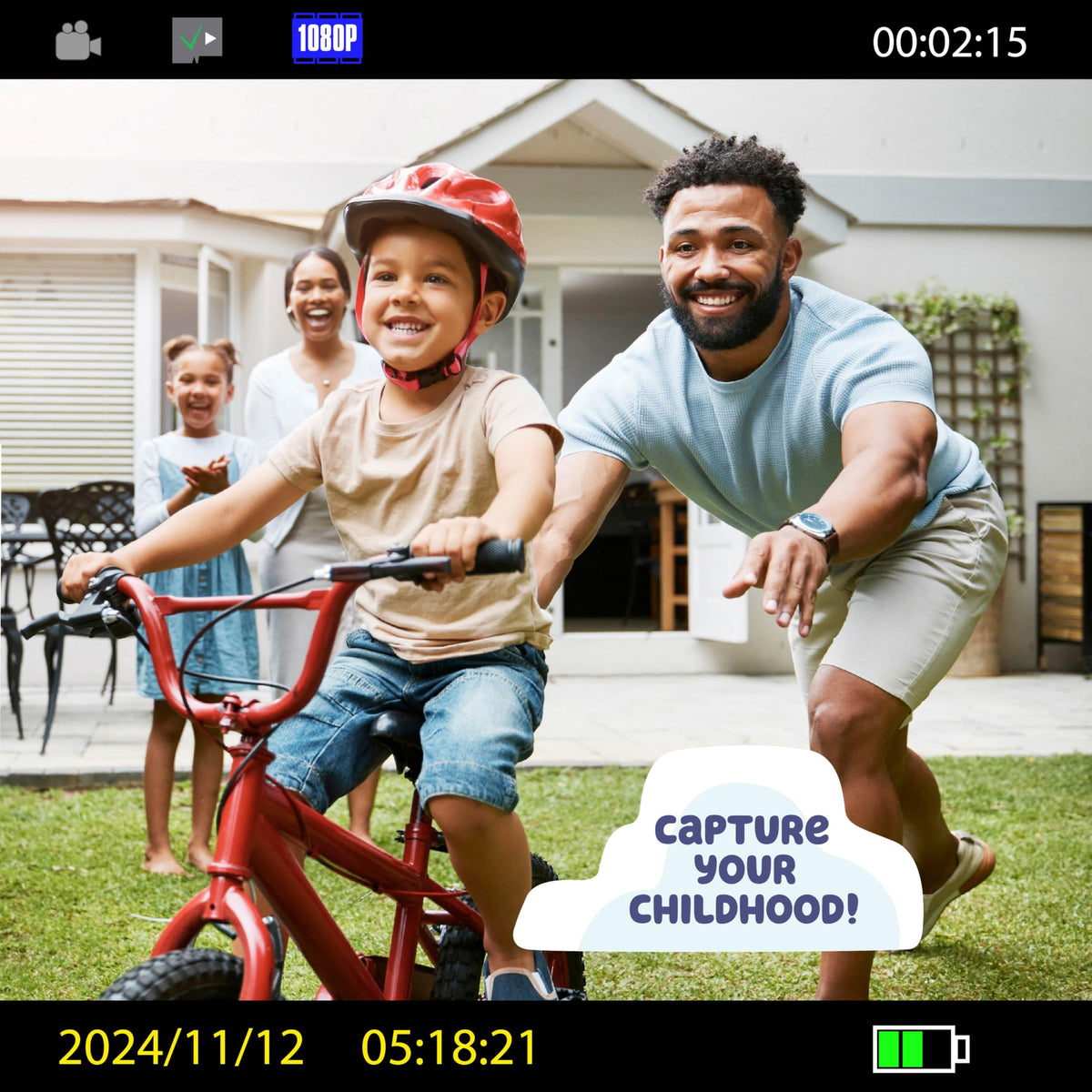 ekids Bluey kids camera built-in games add playful learning.