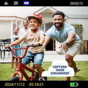 ekids Bluey kids camera built-in games add playful learning.