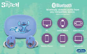 eKids Disney Stitch ergonomic design for lasting comfort.