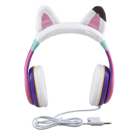 eKids Gabby's Dollhouse earcup close-up highlighting soft cushions for comfortable wear