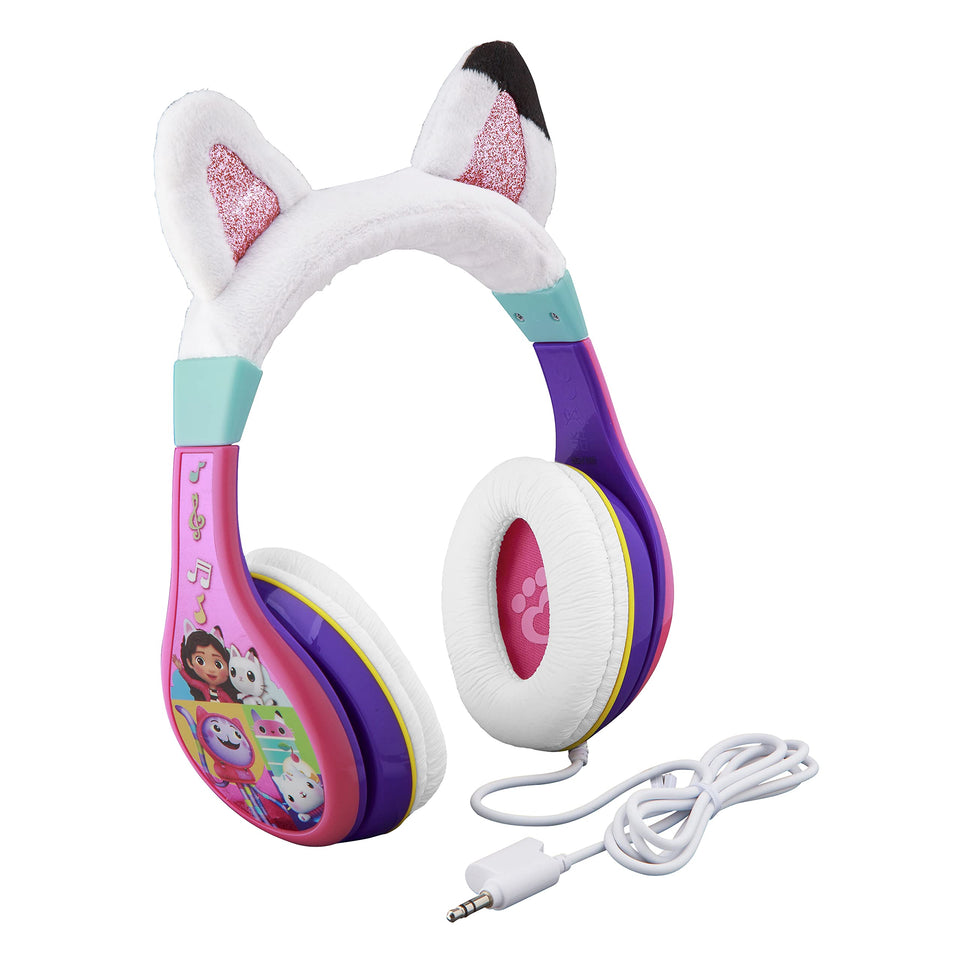 eKids Gabby's Dollhouse front view showing cat ears and colorful graphics for fun listening