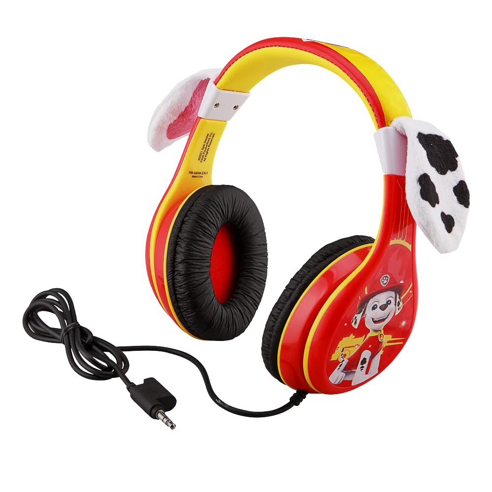 eKids Marshall adjustable headband detail showing custom fit benefit