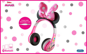 eKids Minnie Mouse packaging and included accessories displayed neatly