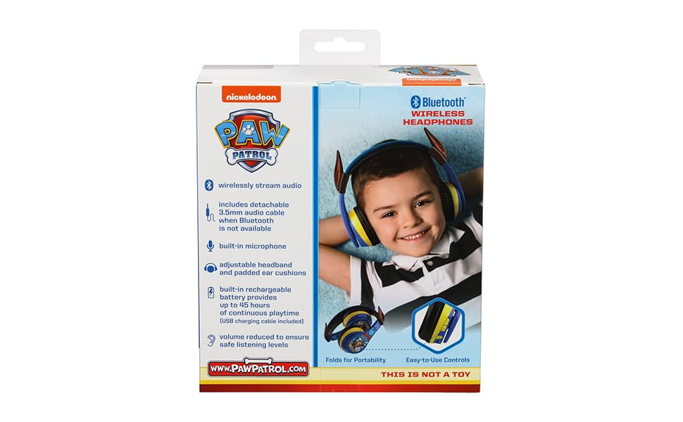 eKids PAW Patrol Chase packaging front conveying gift-ready character appeal