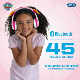 eKids side profile showing adjustable headband and secure comfortable fit benefit