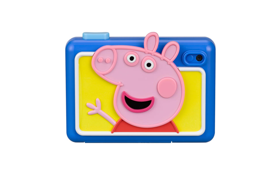 eKids Peppa Pig front view showing colorful camera and lens for playful photos