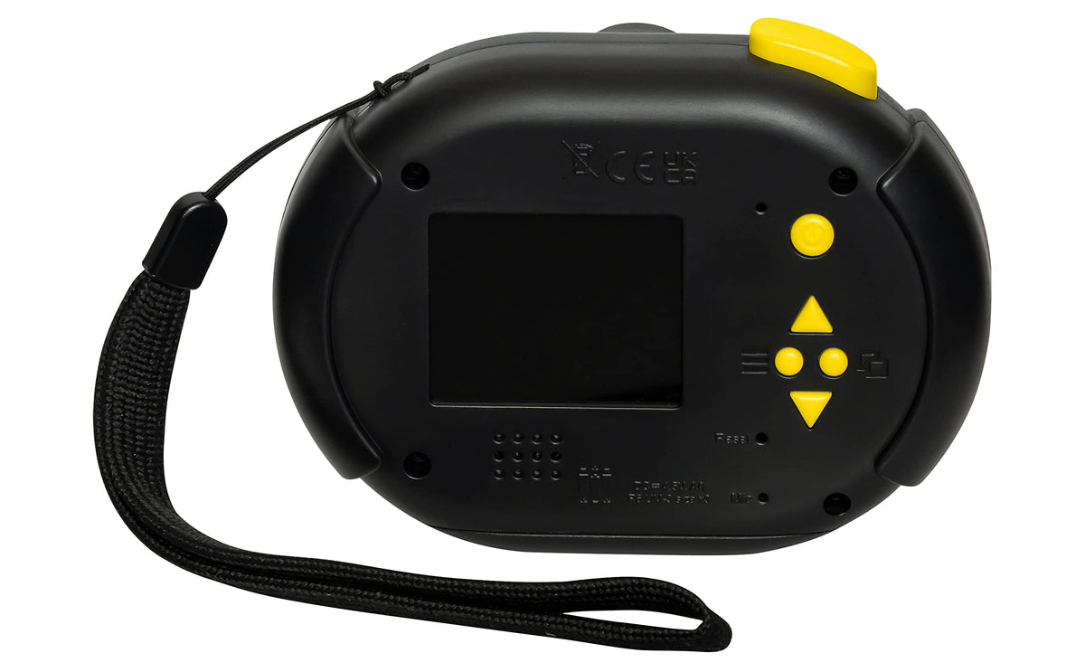 eKids Pikachu held in child hand to show compact size and comfortable grip