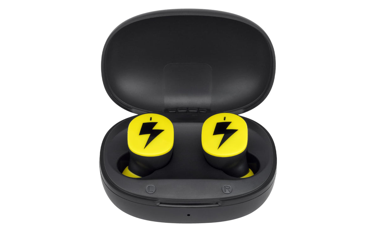 ekids Pokemon wireless earbuds with Pikachu design offer comfortable fit for long listening sessions.