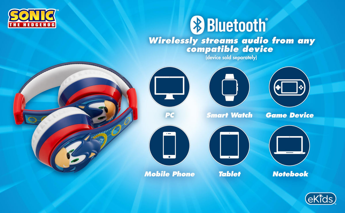 eKids Sonic folded compact for easy storage and travel