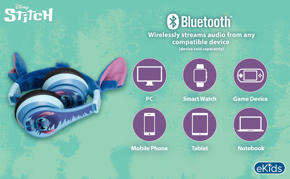 eKids Stitch microphone detail for clear voice calls during lessons