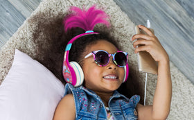 eKids Trolls headphone splitter accessory enabling two listeners