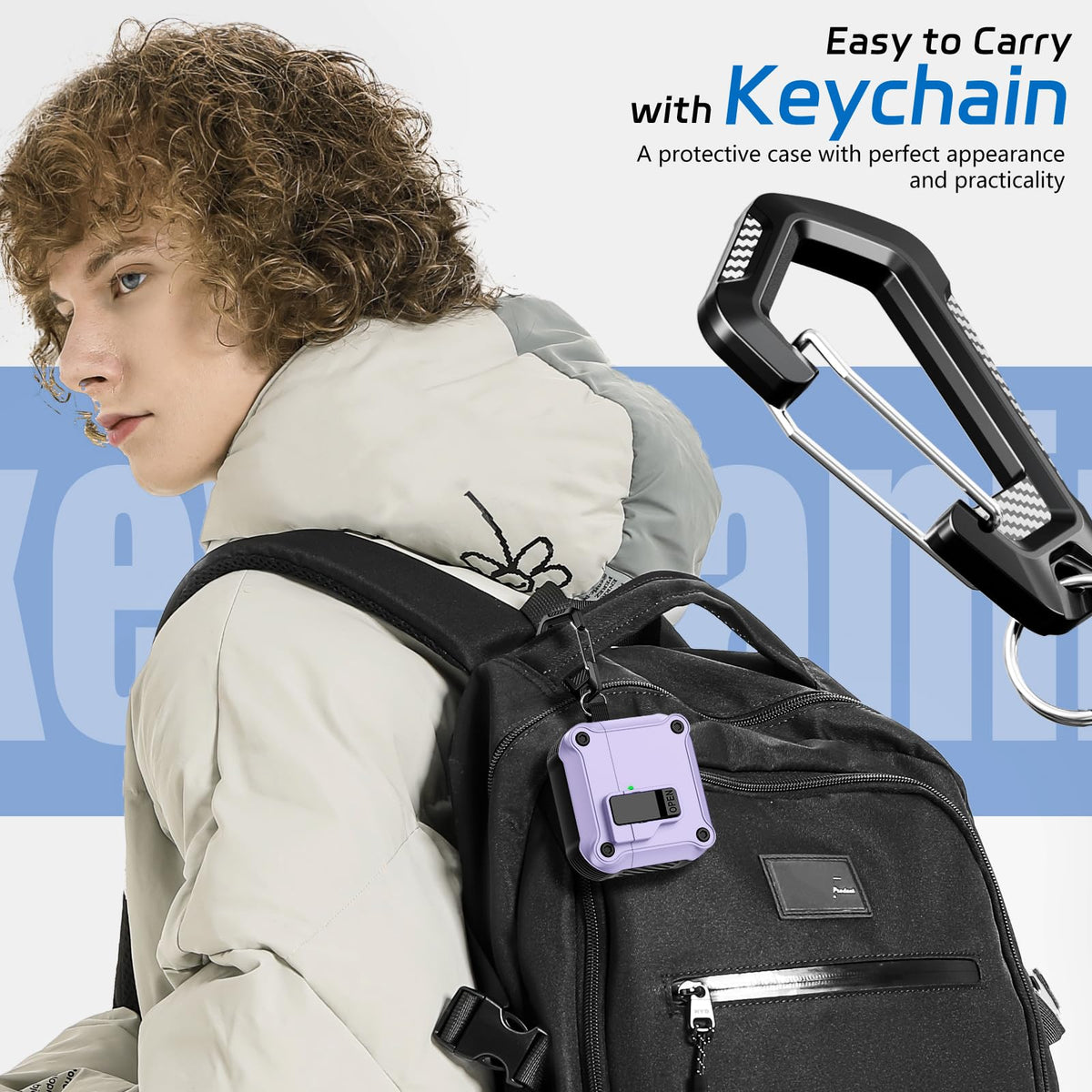 Ekoonpft AirPods 4 case drop protection for reliable travel.